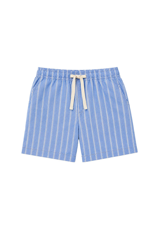 Milky Riviera Stripe Shorts