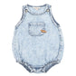 Minihaha Acid Wash Denim Romper