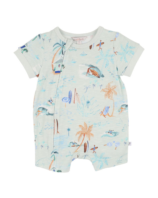 Minihaha Surf's Up Short Sleeve Zipsuit