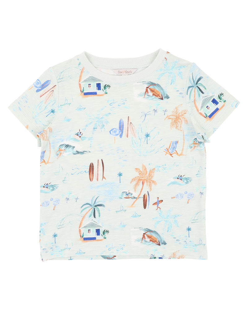 Minihaha Surfs Up Print Boys Tee