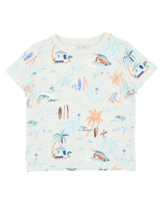 Minihaha Surfs Up Print Boys Tee