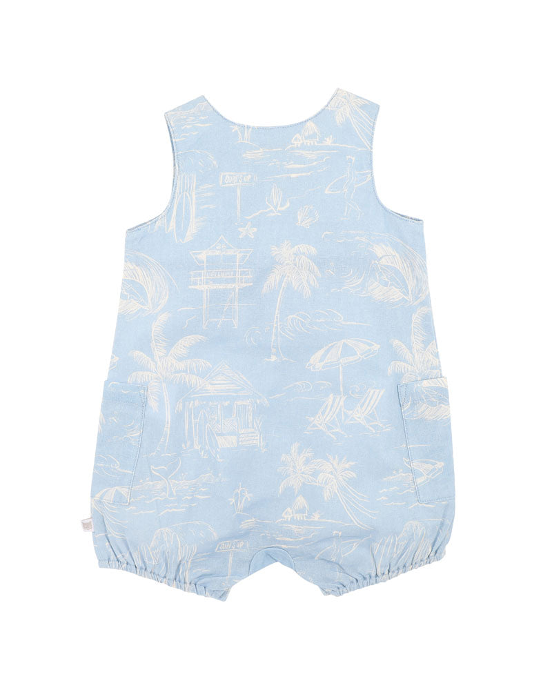 Minihaha Surfs Up Linework Romper