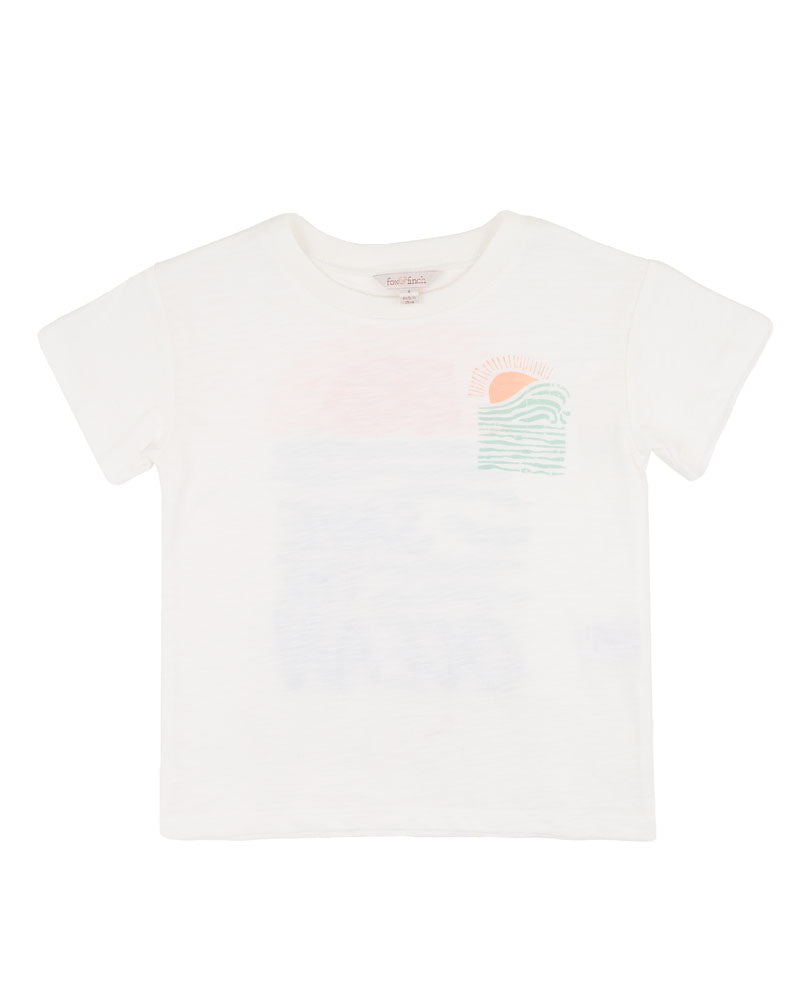 Minihaha Surfs Up Save the Ocean Boys Tee