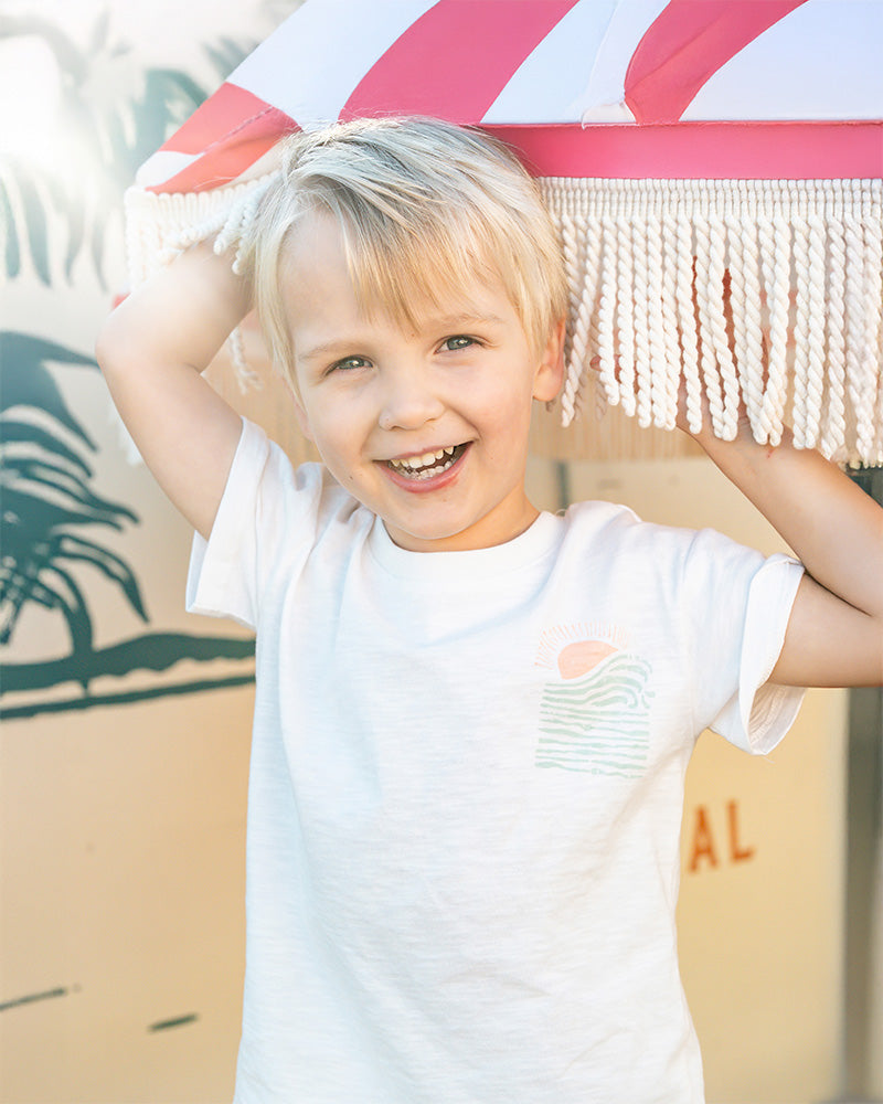 Minihaha Surfs Up Save the Ocean Boys Tee