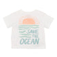 Minihaha Surfs Up Save the Ocean Baby Tee