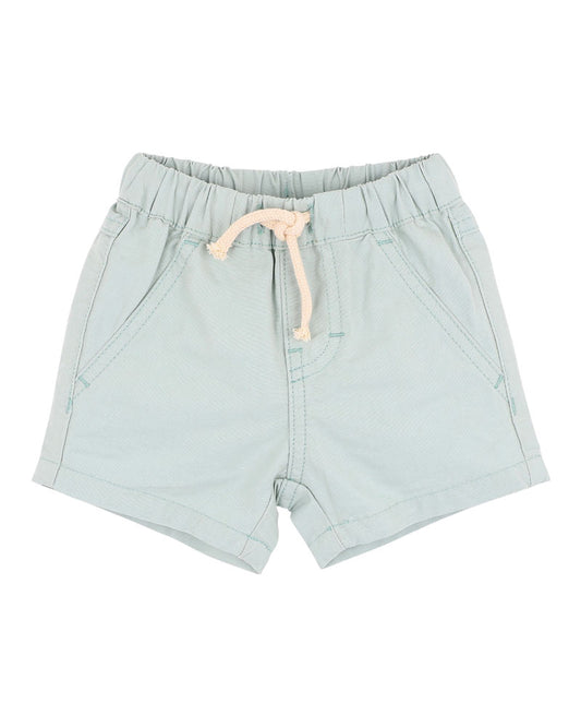 Minihaha Aqua Green Baby Shorts