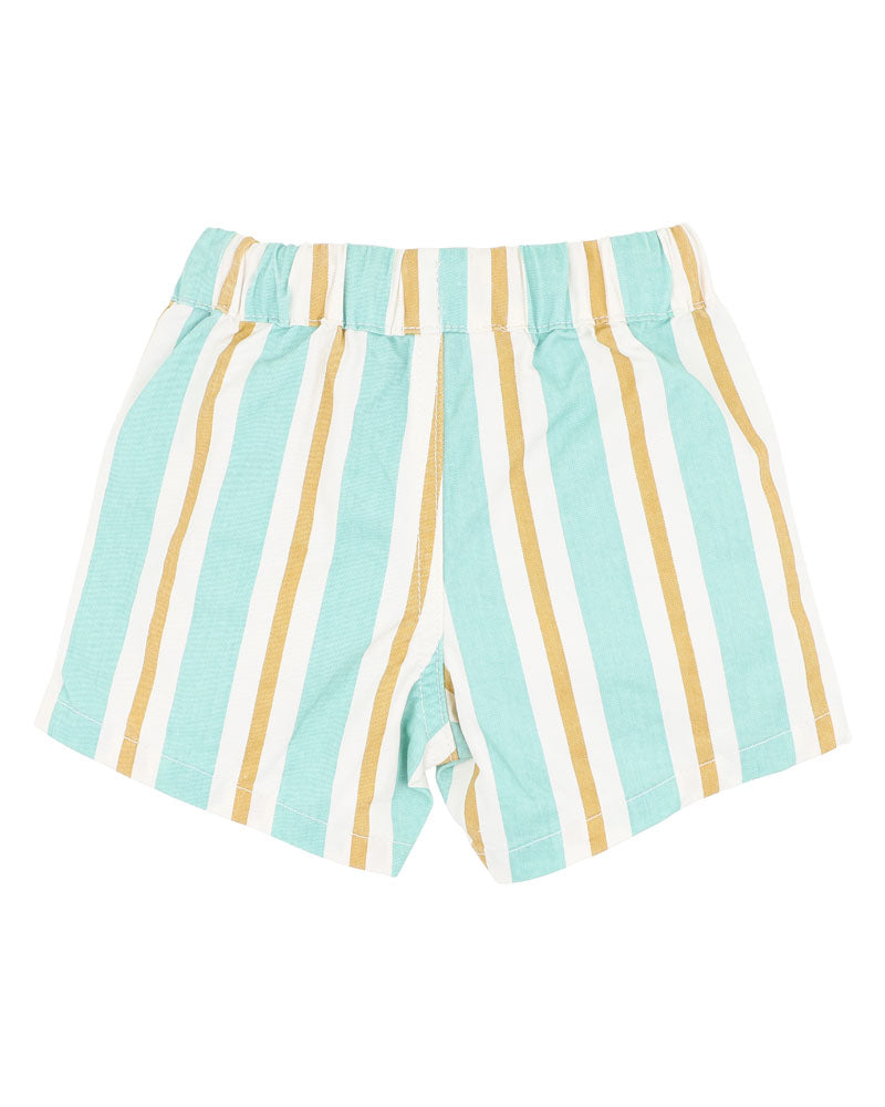 Minihaha Surfs Up Stripe Baby Shorts