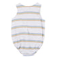 Minihaha Wildlings Stripe Dog Bodysuit Grey Marl