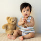 Minihaha Wildlings Stripe Dog Bodysuit Grey Marl