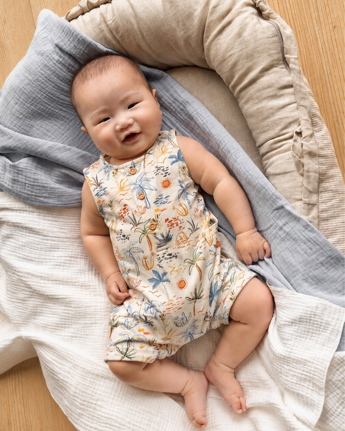 Minihaha Havana Button Up Romper