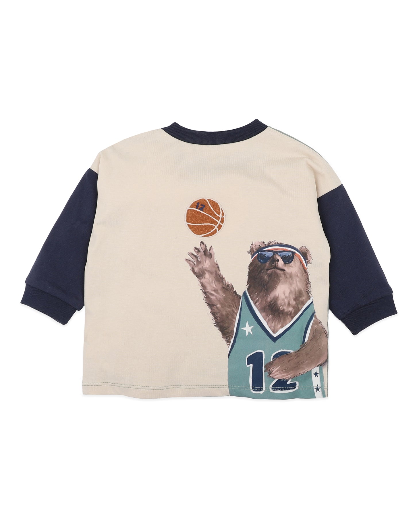 Minihaha Baby Wild Side Basketball Long Sleeve Tee