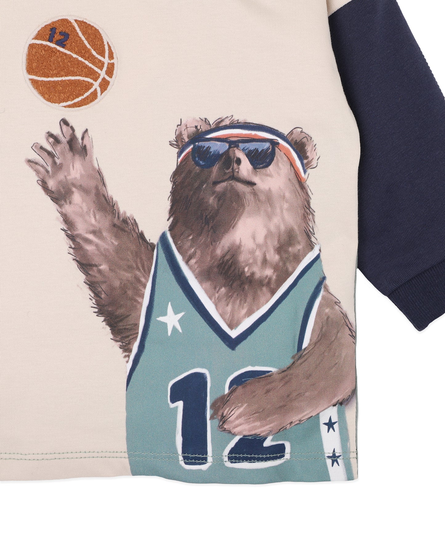 Minihaha Baby Wild Side Basketball Long Sleeve Tee