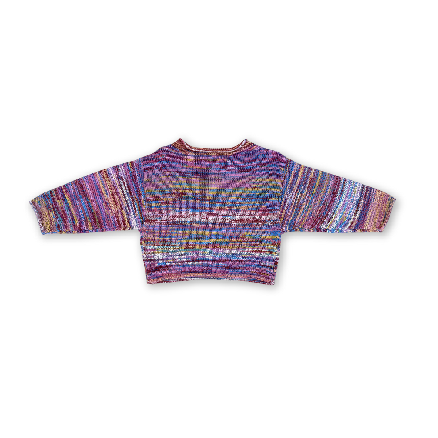 Grown Knitted Pull Over Rainbow