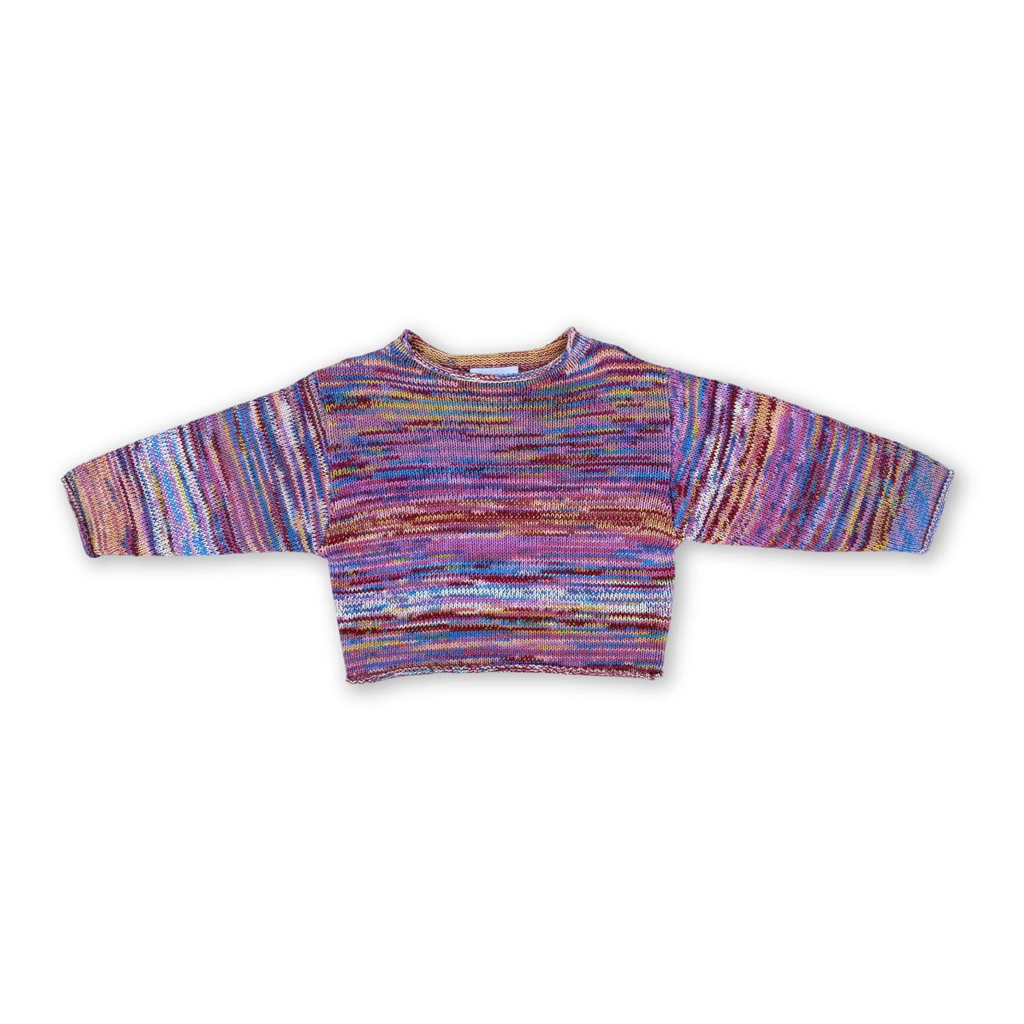 Grown Knitted Pull Over Rainbow
