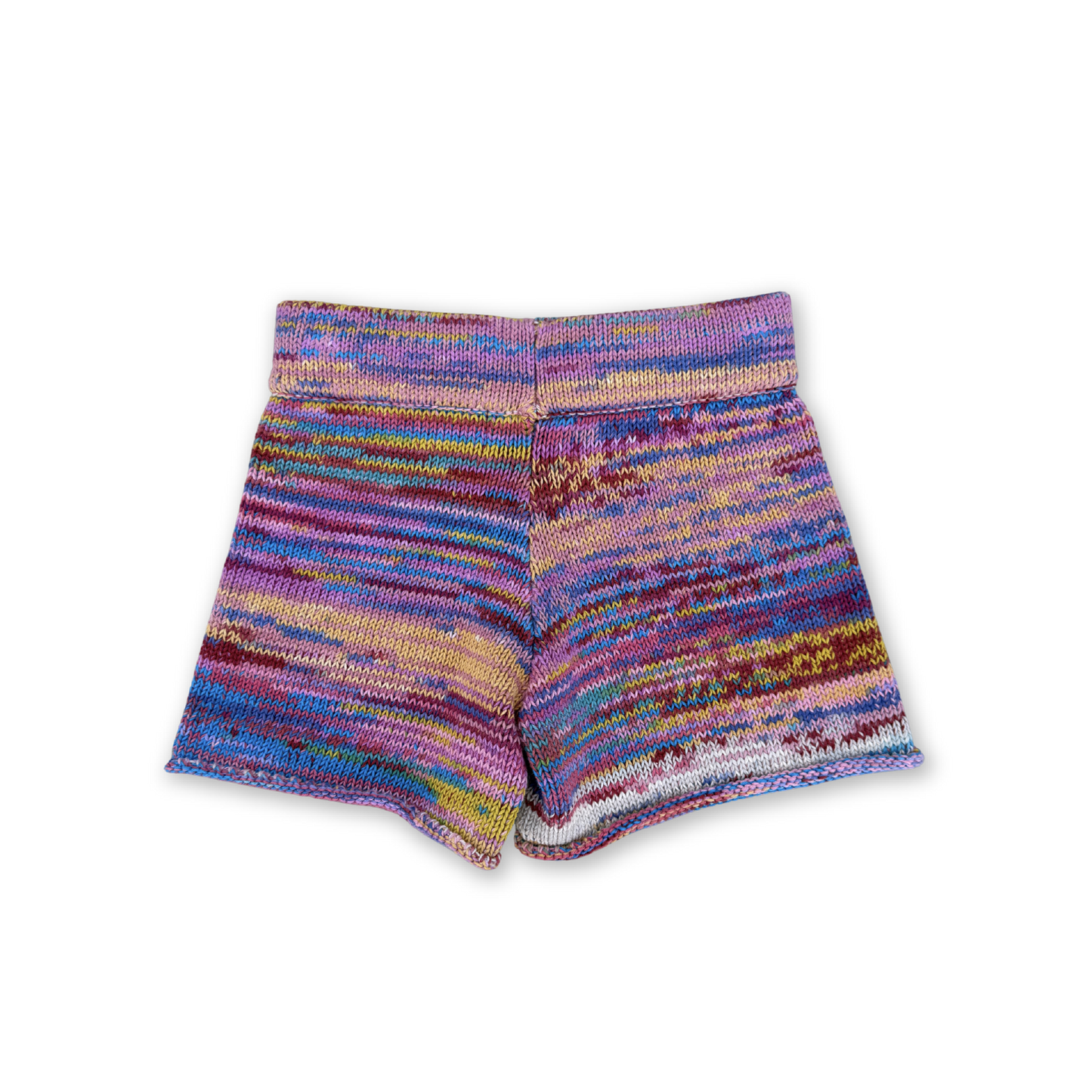 Grown Knitted Shorts Rainbow