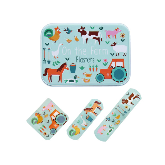 Farmyard Plasters In A Tin