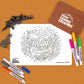 Little Change Creators Pocket Reuseable Colouring Set Roar