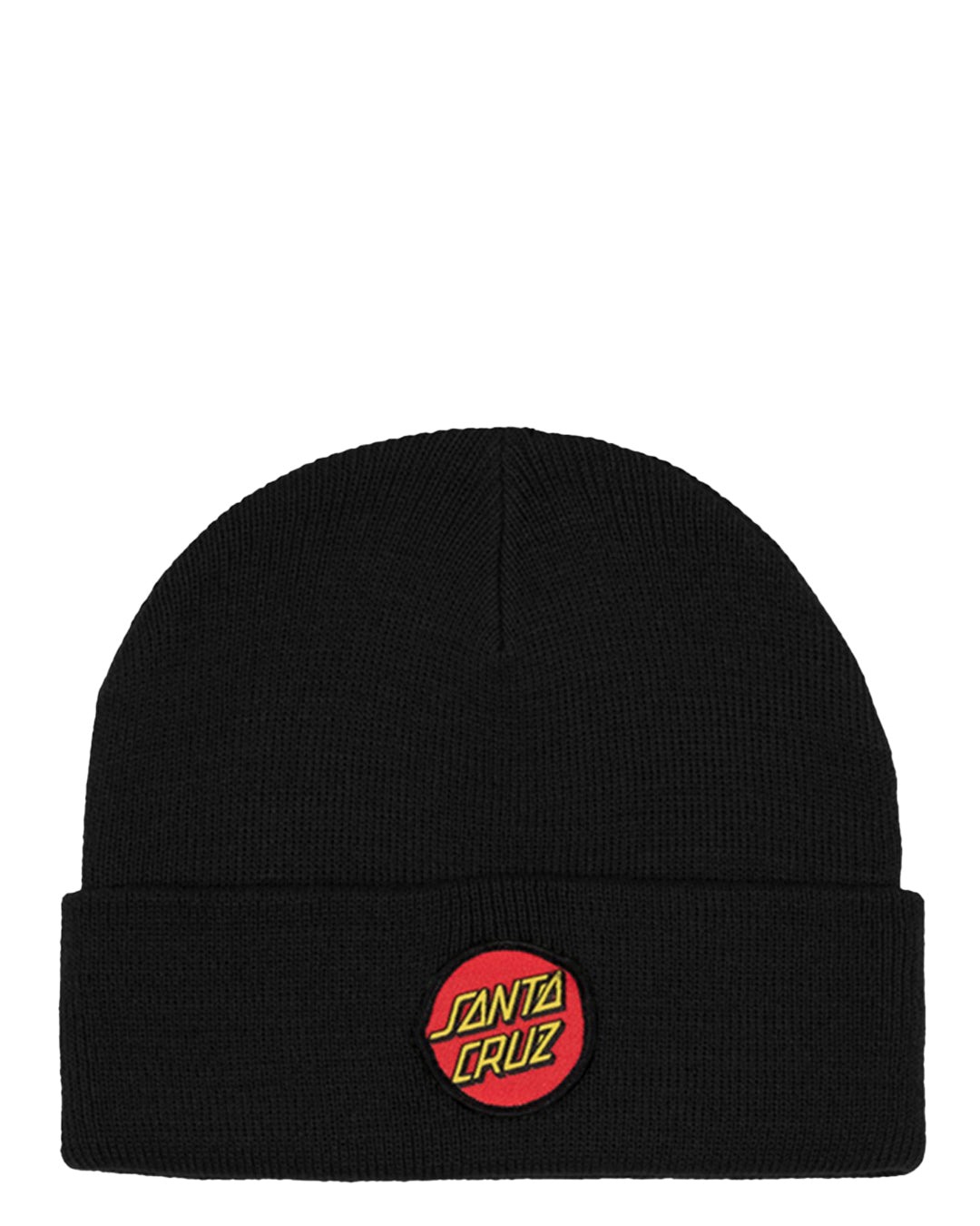 Santa Cruz Classic Dot Patch Beanie Black