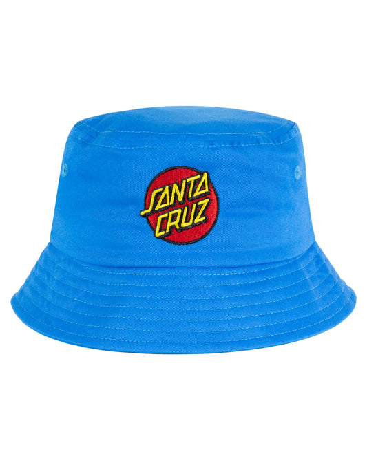 Santa Cruz Classic Dot Patch Bucket Hat Blue