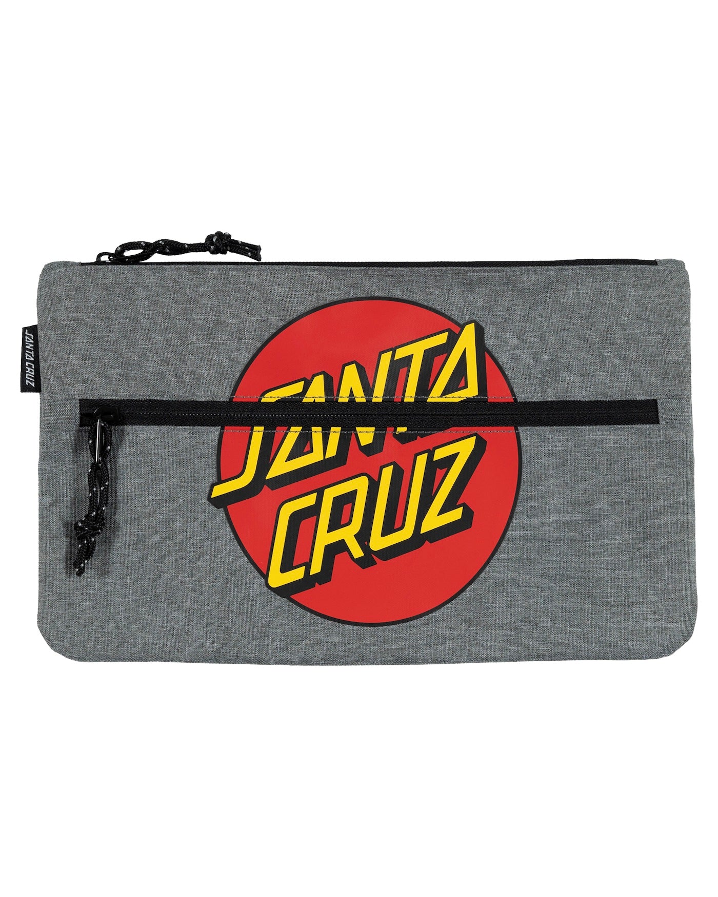 Santa Cruz Classic Dot Pencil Case Grey Marle