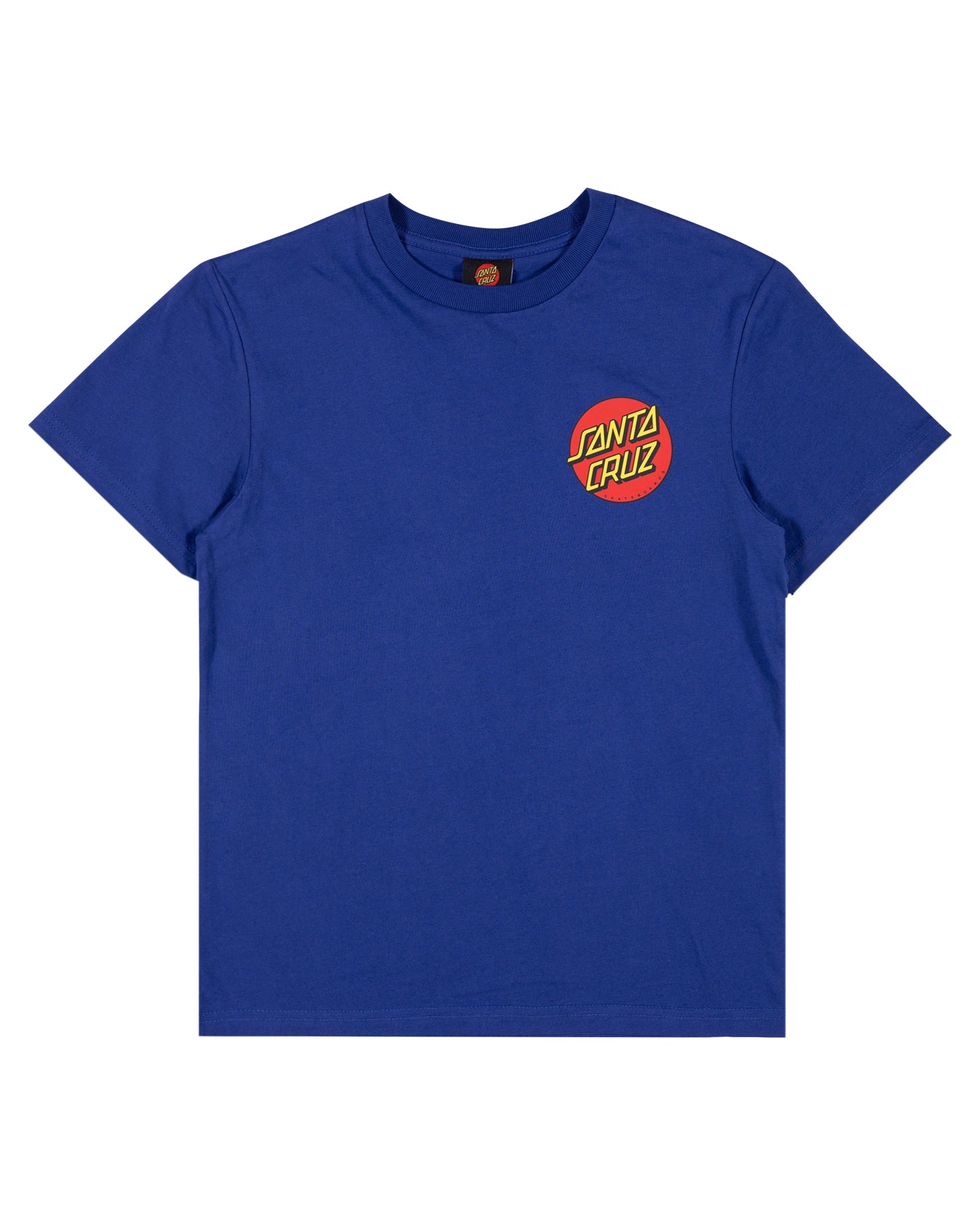 Santa Cruz Classic Dot Chest Tee Dark Blue