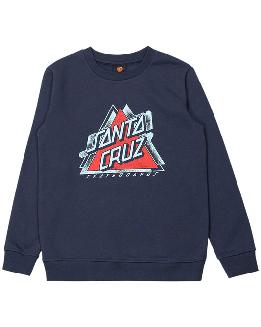 Santa Cruz Split Not a Dot Front Sweater Navy