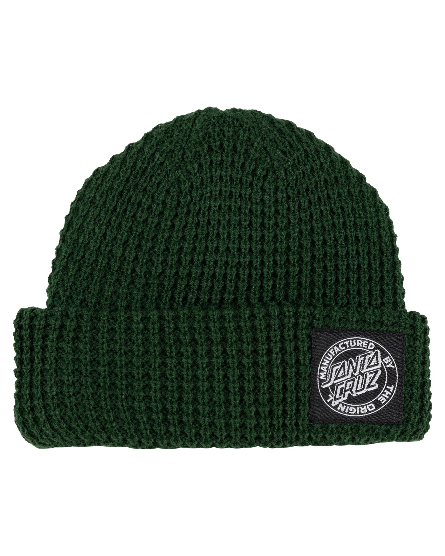 Santa Cruz MFG Dot Waffle Beanie Dark Green