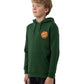 Santa Cruz Classic Dot Puff Chest Hoodie Dark Green