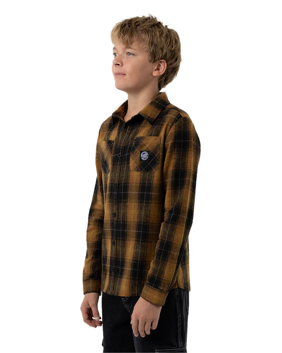 Santa Cruz MFG Axle Plaid Shirt Ginger
