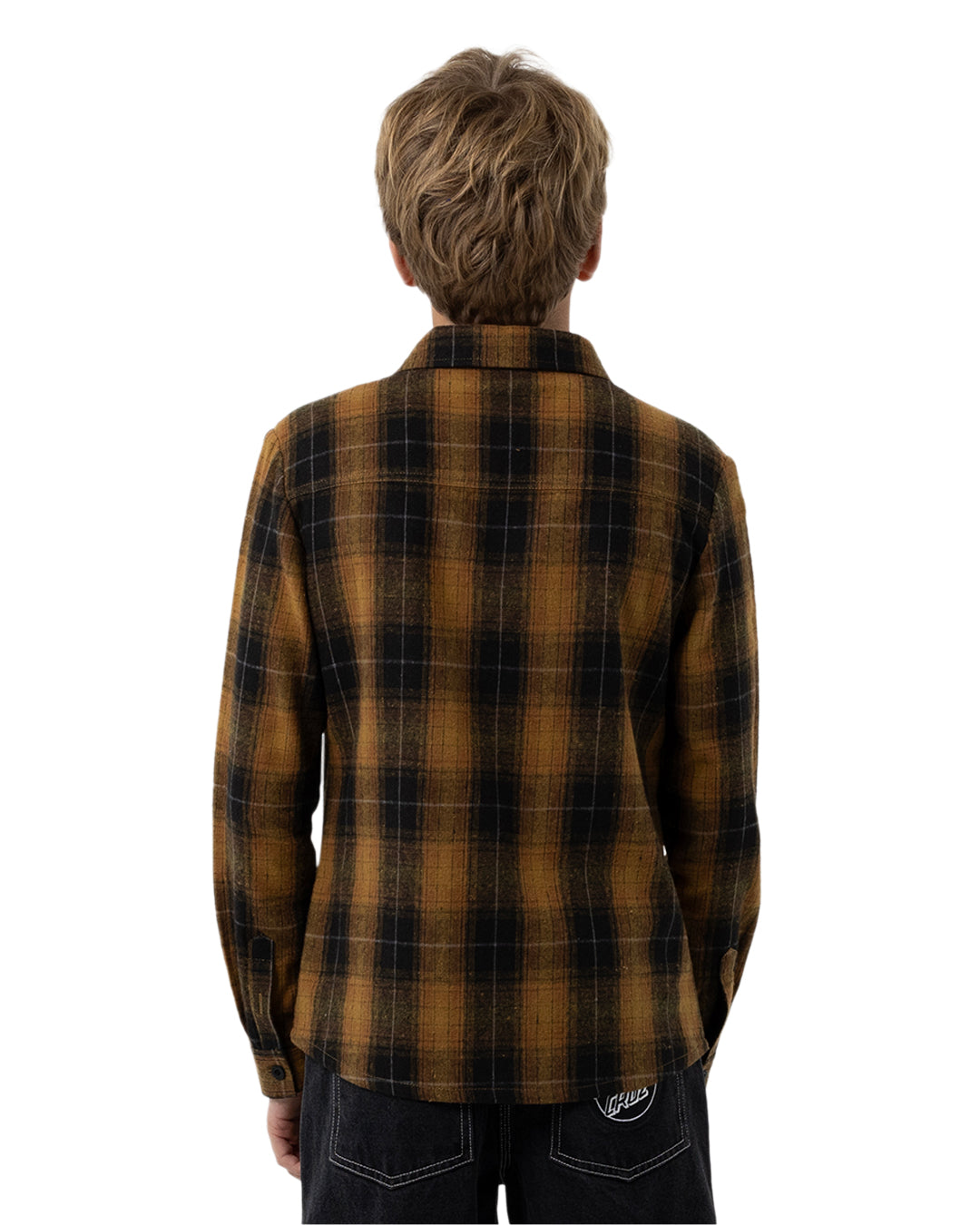 Santa Cruz MFG Axle Plaid Shirt Ginger