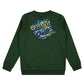 Santa Cru Winkowski Dope Planet 2 Dot Sweater Dark Green