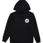 Santa Cruz Reverse Dot Mono Hoodie Black