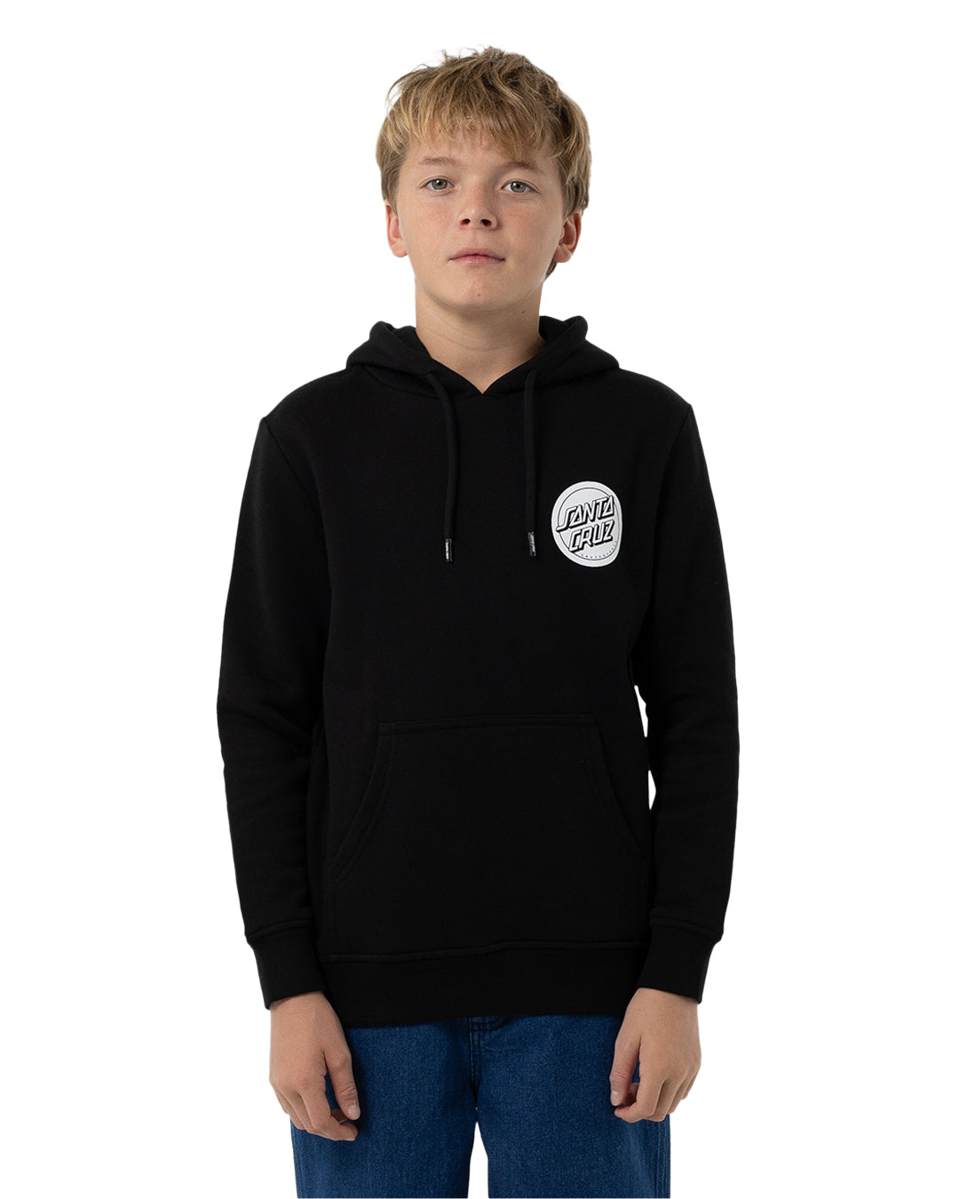 Santa Cruz Reverse Dot Mono Hoodie Black