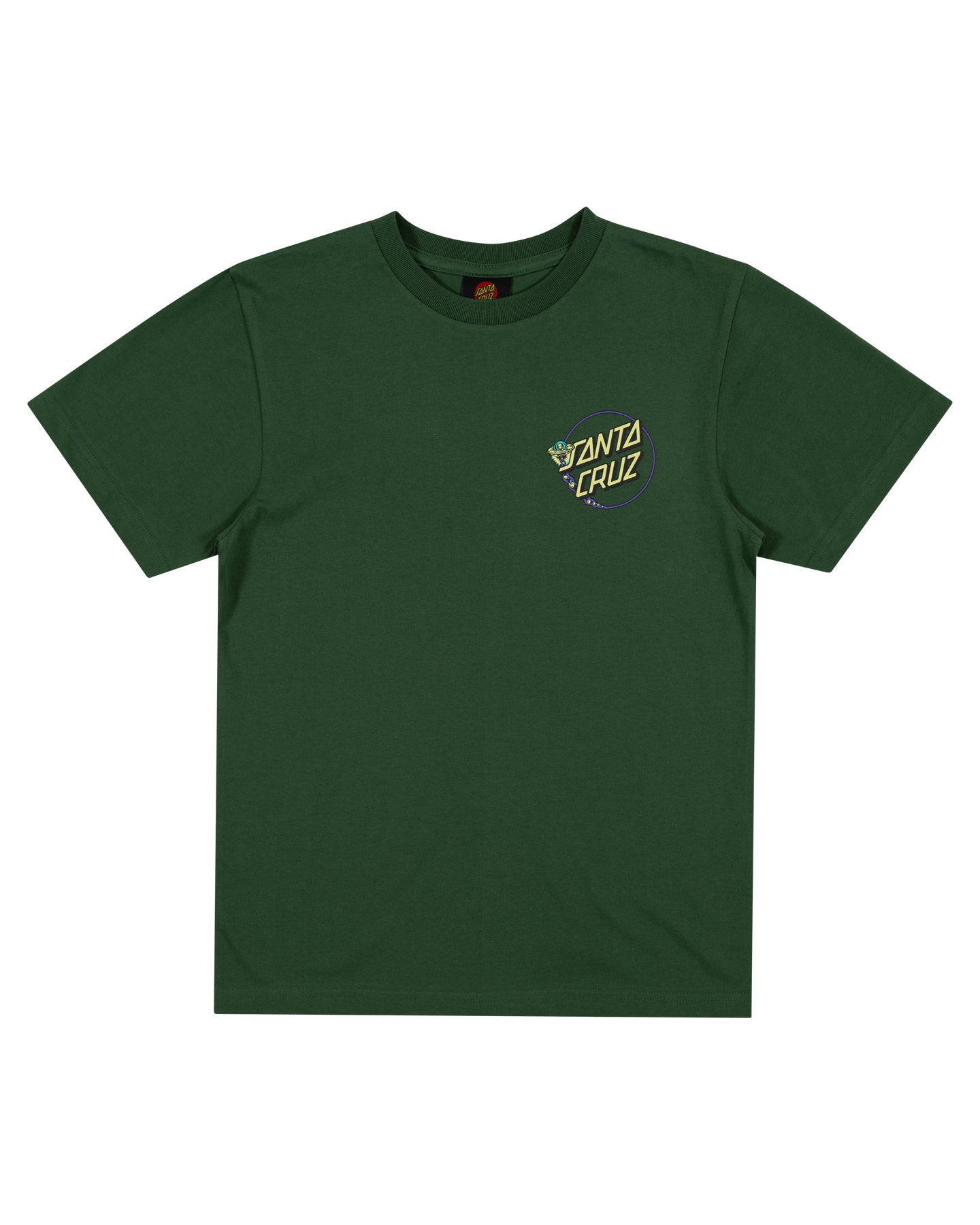 Santa Cruz Winkowski Dope Planet 2 Dot Tee Dark Green