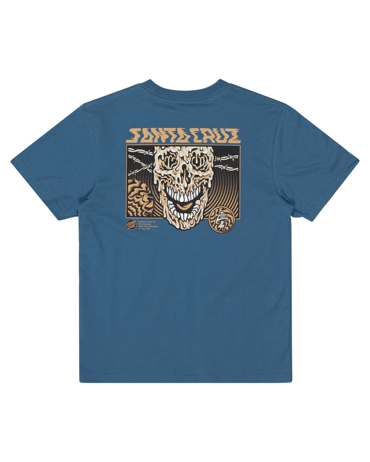 Santa Cruz Toxic Skull Tee Navy