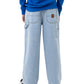 Santa Cruz Classic Dot Carpenter Jeans Light Washed Indigo