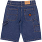 Santa Cruz Classic Dot Carpenter Jean Shorts Stone Wash Indigo