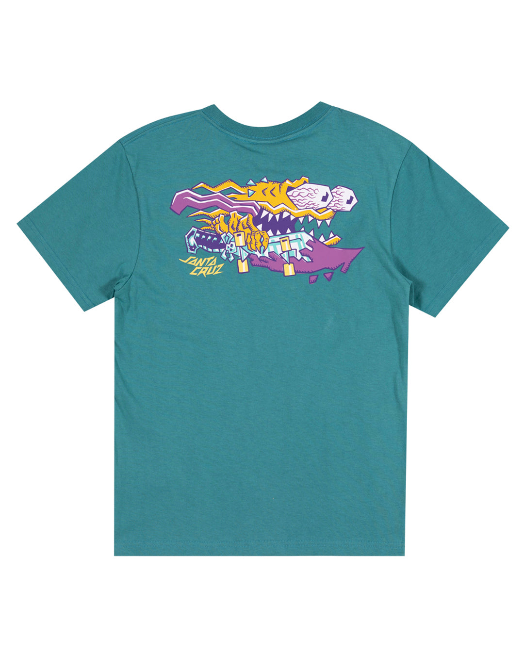 Santa Cruz Meek Scratched Slasher Tee Teal