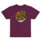 Santa Cruz Space Dot Rocket Tee Maroon