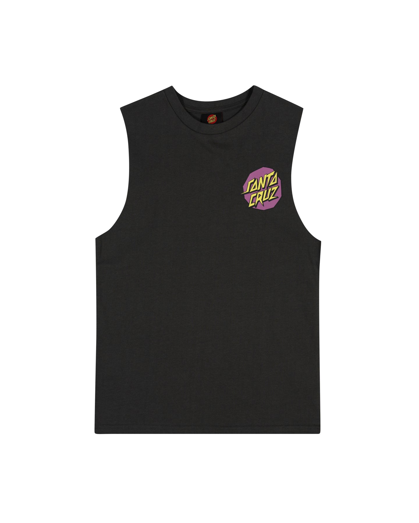 Santa Cruz Meek Scratched Slasher Muscle Tee Onyx