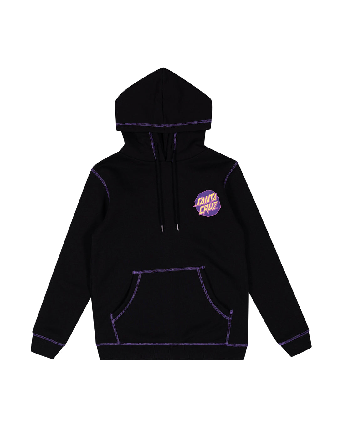 Santa Cruz Meek Scratched Slasher Hoodie Black