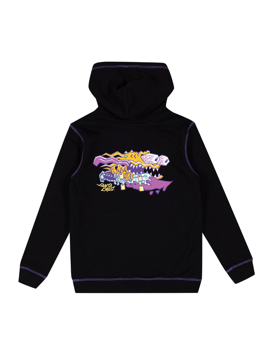 Santa Cruz Meek Scratched Slasher Hoodie Black
