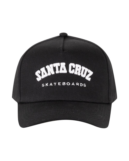 Santa Cruz College Snapback Cap Black