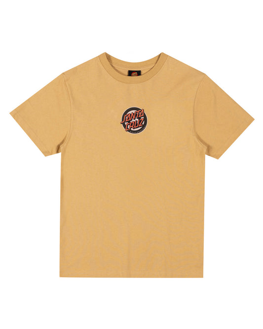 Santa Cruz Roskopp Screaming Target Centre Tee Tan