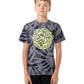 Santa Cruz Malba Crash Dot Mono Front Tee Black Tie Dye