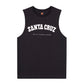 Santa Cruz College Front Muscle Tee Black