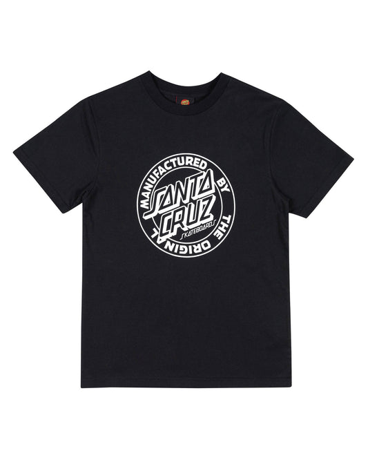 Santa Cruz MFG Dot Front Tee Black