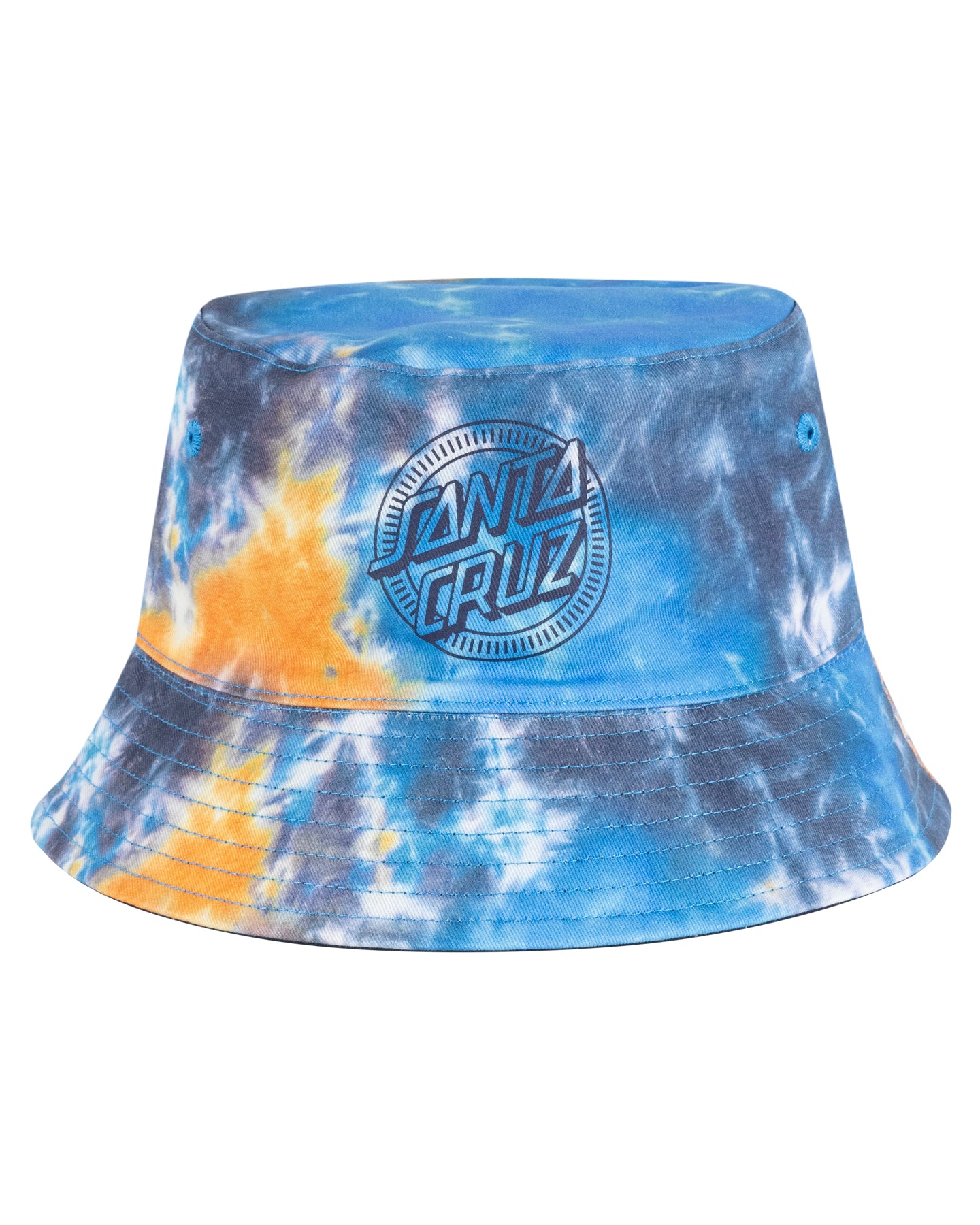 Santa Cruz Industrial Dot Mono Reversible Bucket Blue Tie Dye