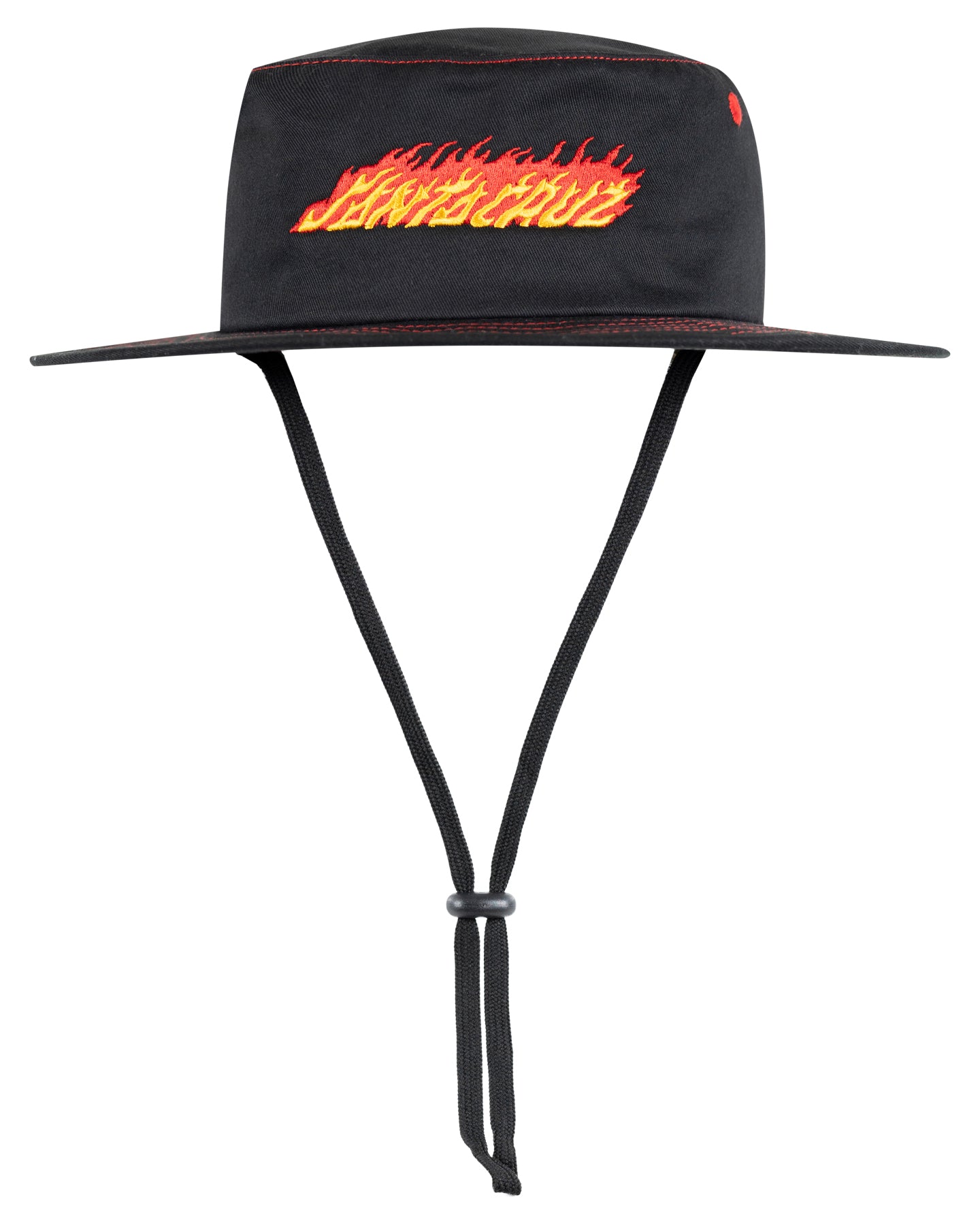 Santa Cruz Flame Strip Hat Black