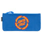 Santa Cruz Flame Ringed Dot Pencil Case Blue
